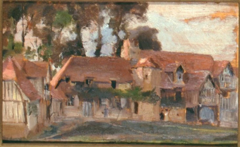 Case a graticcio - dal Saint, Cloud, museo Avelines